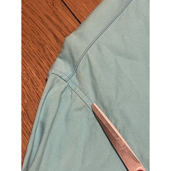 Mens 16 34 Wrangler Cowboy Cut X-Long Tails Vibrant Blue shirt VTG USA Western - Picture 8 of 13